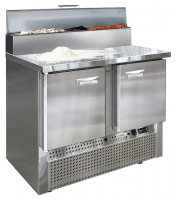 Стол холодильный для пиццы Finist СХСнпц-700-2 (нижний холодильный агрегат) 